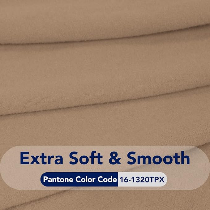 PureFit Stretch Couch Covers for Sofa Large Sofa Slipcovers Camel | 1-Piece - Image 5