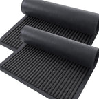 OLANLY 2-Pack Front Door Mats 47x23, Waterproof Heavy-Duty Doormats | Charcoal by OLANLY