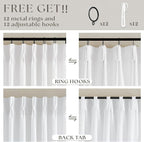 Snow White Pinch Pleat Semi Sheer Linen Curtains W70xL90 1 Panel | Light - Image 4
