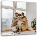 Custom Canvas Prints with Your Photos (18x18, Framed Canvas) Custom Framed Wall Art Personalized Canvas Pictures for Pet/Family Gifts for Mom/Men/Women