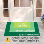 LUMI Outside Welcome Door Mat 17x30, Non-Slip Durable Rubber Easy Clean | - Image 2