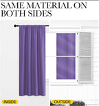 NICETOWN Blackout Curtains for RV Windows, Lilac Purple, 2 Panels, Room - Image 5