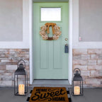 Lanterns Decorative Outdoor Indoor, Black Metal Outdoor Lanterns, 17'' 13'' Set of 2 Modern Farmhouse Candle Lantern Halloween Lanterns Centerpieces for Home, Wedding, Patio, Porch, Mantel