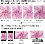 Light Pink Sheer Curtains for Living Room 96 Inches Long 2 Pcs, Airy Solid - Image 5