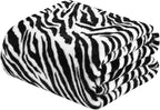 MERRYLIFE Throw Blanket for Couch Bed | Soft Decorative Ultra-Plush Colorful Oversized | Twin Size Travel Blanket Plush|(60" 90", Zebra)