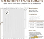 INOVADAY Linen Textured 100% Blackout Sliding Door Curtains 102x90 Cream | 1 - Image 8