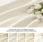MIULEE Birch Back Tab Blackout Curtains 52x102 Inch Long 2 Panels Set | Rod - Image 8