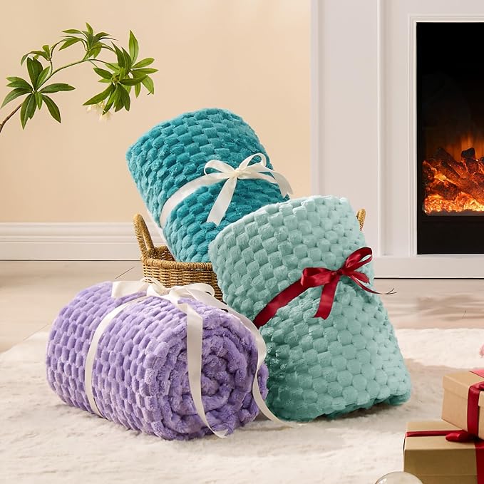 BEDELITE Teal Large Throw Blanket - Image 5