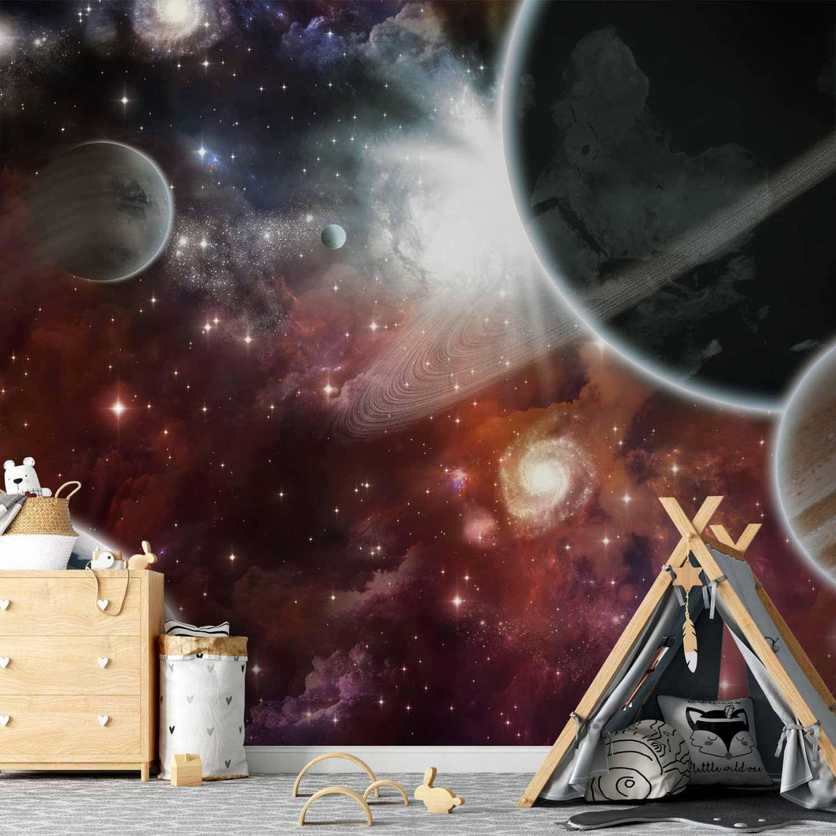 artgeist Premium Wall Mural Cosmos Galaxy 118x83 in - XXL Non-Woven Wallpaper Fleece Wall Decor Photo Print Picture Image Design Home 10110905-32