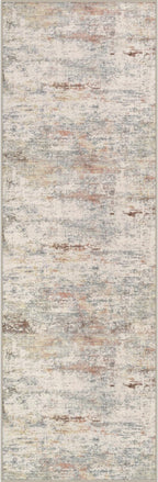3x8 Washable Runner Rug：Modern Abstract Kitchen Soft Carpet Taupe | by FXRHLP