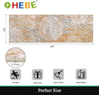 HEBE Hallway Runner Rug 2'x6', Washable Non Slip Kitchen Rug Runner | Soft Boho - Image 2