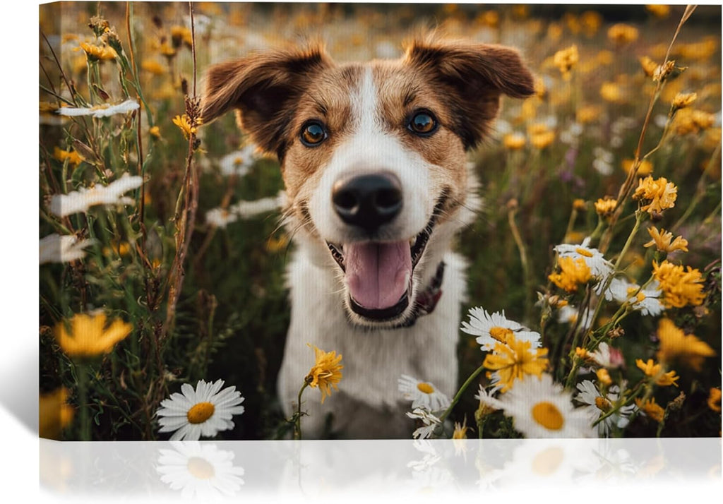 Custom Canvas Wall Art with Photo, Personalized Portrait Frame with Wedding Baby Pet Family Picture, Custom Poster for Living Room Wall, Personalized Picture Gifts for Anniversary Multiple Sizes