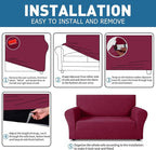 ZNSAYOTX 1 Piece Stretch Chair Cover - Image 4