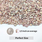 5LB Succulent and Cactus Gravel Pebbles, 1/5 Inch Natural Decorative Polished Stones, River Rocks for Plants, Vases, Aquariums, Terrarium and Outdoor Gardening,Peach