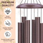 Sympathy Wind Chimes, Personalized Butterfly Wind Chimes for Loss of Loved One, Commemorative Sympathy Gifts for Funeral, in Memory of Dad/Mom/Husband/Wife