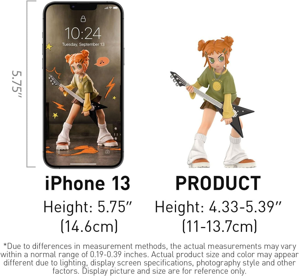 POP MART Peach Riot Rise Up Series Figures, 12PCs Peach Riot Blind Box Figures, Random Design Action Figures Collectible Toys Home Decorations, Holiday Birthday Gifts for Boys and Girls, Whole Set