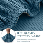 LA MEACK Couch Cushion Covers Seat Cushion Cover Stretch Couch Cover Separate - Image 4