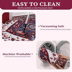 SERISSA 5x7 Washable Non Slip Boho Area Rug - Image 4