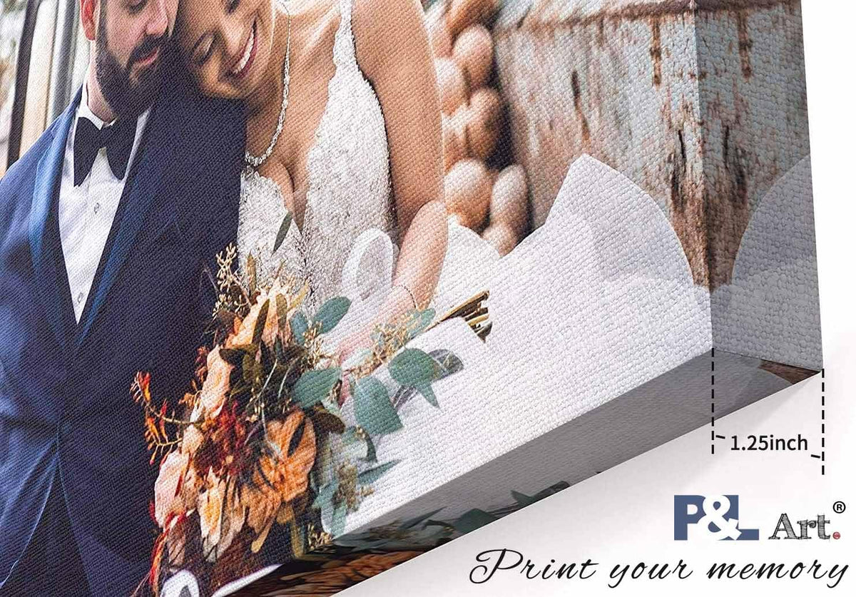 Personalized Custom Canvas Prints: Photo On Canvas (Framed Canvas, 8x8) Transform Your Photos into Stunning Framed Wall Art Digitally Printed Photo To Canvas Ideal for Home Decor, Gifts Keepsakes.