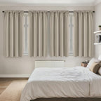MIULEE Cobblestone Blackout Curtains 4 Panels Set 72 Inch Length Bedroom | by MIULEE