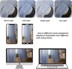 Chyhomenyc Sheer Curtains 30 inch Length 2 Panels - Image 4
