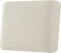 H.VERSAILTEX Super Stretch Individual Seat Cushion Covers Sofa Covers Couch Cushion Covers Slipcover Sets Thick Jacquard Textured Twill Fabric (1 Piece Chair Cushion Cover, Natural)