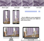 Simplebrand Ava Lilac Short 36 Inches Blackout Curtain 2 Panels Set, Half - Image 9