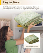 RELEANY Washable Area Rug, Large 10'x14', Water Repellent, Pet Friendly - Image 7