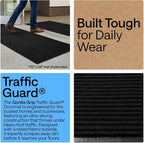 GORILLA GRIP Waterproof Traffic Guard Door Mat, 2 Pack, Indoor Outdoor Heavy - Image 3