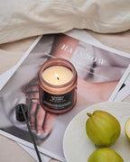M&SENSE Woody Blush - Rose Vetiver Scented Candles 7.05oz 50 Hour Long Lasting Burn Non Toxic Natural Luxury Candle Gifts for Women，Aromatherapy Gifts for Relaxing Spa