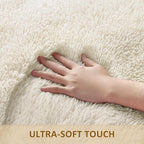 Ophanie Runner Rug for Hallway, 3x8 Washable Non-Slip Fluffy Soft Bedside Rugs - Image 2