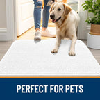OLANLY Dog Door Mat for Muddy Paws 47x20, Super Absorbent Chenille Mud Mat | - Image 6