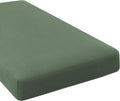 H.VERSAILTEX Super Stretch Individual Chaise Cover Sectional Couch Covers for L Shaped Sofa Both Left/Right Featuring Thick Jacquard Textured Twill Fabric (1 Piece Chaise Cover, Loden Frost)