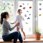 20 PCS Insect Thick Gel Clings Spring Summer Insect Window Gel Clings Decals Stickers for Kids Toddlers and Adults Home Airplane Classroom Nursery Winter Insects Animals Party Supplies Decorations