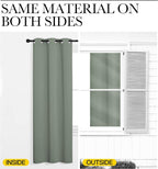NICETOWN Bedroom Curtain Panels Blackout Draperies, Thermal Insulated Solid - Image 6