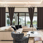 Short Blackout Curtains for Bedroom, 38 x 45 Inch, 2 Panels | Thermal Insulated - Image 8