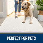 OLANLY Dog Door Mat for Muddy Paws 59x24, Super Absorbent Chenille Mud Mat | - Image 6