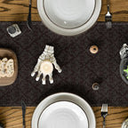 Artoid Mode Black Cat Pumpkins Boo Halloween Table Runner, Trick Or Treat Seasonal Kitchen Dining Table Decoration for Home Party Decor 13x90 Inch