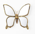 Decorative Bug Insects Animals Beetle Mirrors - Gold Resin Butterfly Glass Wall Decor, Perfect for Victorian and European Themed Homes