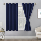 Blackout Curtains for Bedroom, 52 x 54 Inch, 2 Panels | Thermal Insulated & - Image 8