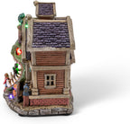 Door of Doom Halloween Village with LED Lights and Music with Volume Control