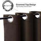 ChrisDowa Blackout Curtains for Bedroom and Living Room 72 Inches Long | 2 - Image 2