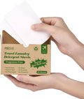 Poesie Laundry Detergent Sheets Laundry Soap Sheets for Travel Camping Clothes Washing Sheet Unscented 1 Mini Box 40 Count