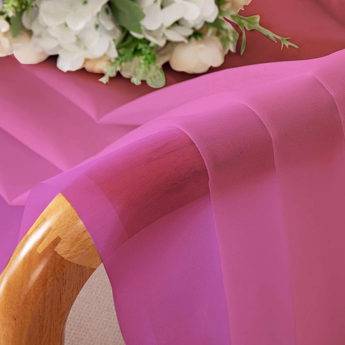 Chyhomenyc Sheer Curtains 108 Inch Length 2 Panels Set, Extra Long Light - Image 9