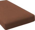 H.VERSAILTEX Super Stretch Individual Chaise Cover Sectional Couch Covers for L Shaped Sofa Both Left/Right Featuring Thick Jacquard Textured Twill Fabric (1 Piece Chaise Cover, Caramel)