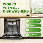 Dishwasher Cleaner + Washing Machine Cleaner Bundle - Heavy Duty Appliance Deep Cleaning, Descaling and Deodorizing.