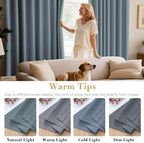 H.VERSAILTEX Bedroom Curtains Blackout Curtains - Image 5