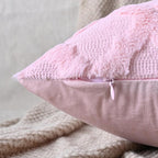 Set of 2 Soft Moroccan Throw Pillow Covers 12x20 Inch Plush Boho Decorative - Image 3