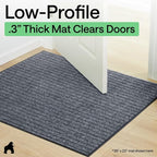 GORILLA GRIP Waterproof Traffic Guard Door Mat, 35x23 2 Pack, Indoor Outdoor - Image 9