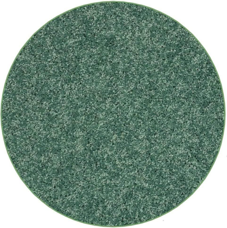 KOECKRITZ Soft and Colorful Kids Classroom Area Rugs (Passes Flammability Pill Test) Many Sizes and Bright Colors to Select from (4' Round, Froggy)